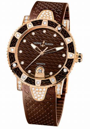 replica ulysse nardin lady diver rose-gold 8106 101ec 3c/15 watches
