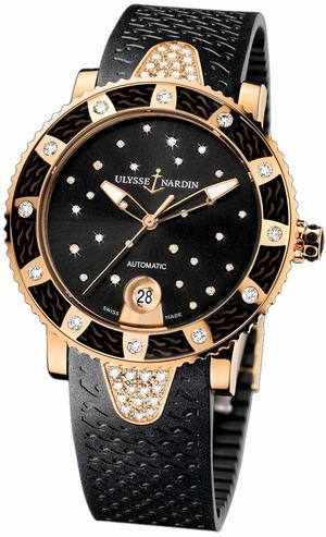 replica ulysse nardin lady diver starry-night 8106 101e 3c/22 watches