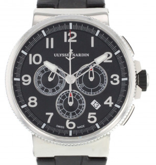 replica ulysse nardin marine chronograph-steel 1503 150 3 62 watches