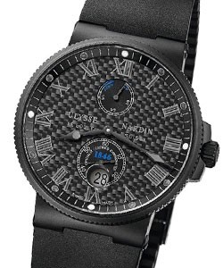 replica ulysse nardin marine chronometer-1846-steel 263 66le 3c/42 black watches