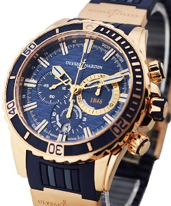Replica Ulysse Nardin Marine Diver-Chronometer-Rose-Gold 1502 151 3/93