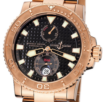 replica ulysse nardin marine maxi-diver-45mm-rose-gold 266 34 8/92 watches