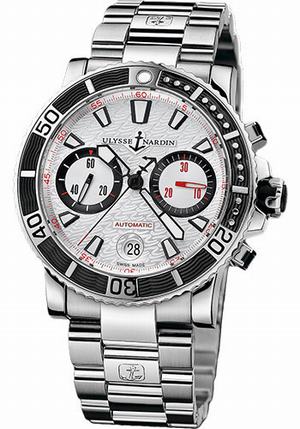 replica ulysse nardin marine maxi-diver-chronograph-steel 8003 102 7m/916 watches