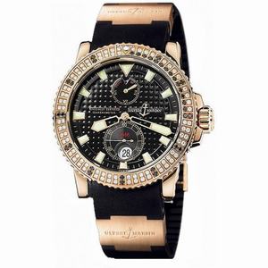 replica ulysse nardin marine maxi-diver-chronometer-rose-gold-diamond-bezel 266 34 3a/92 watches