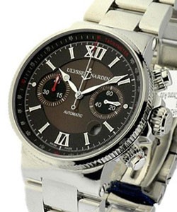 replica ulysse nardin marine maxi-marine-chronograph-steel 353 66 7/355 watches