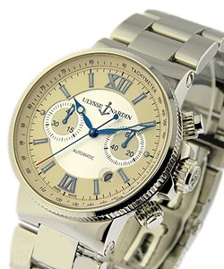 replica ulysse nardin marine maxi-marine-chronograph-steel 353 66 7/314 watches