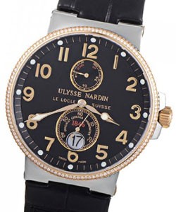 replica ulysse nardin marine maxi-marine-chronometer-41mm-two-tone 265 66 black watches