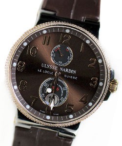 replica ulysse nardin marine maxi-marine-chronometer-41mm-two-tone 265 66 brown watches