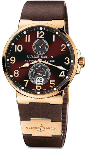 replica ulysse nardin marine maxi-marine-chronometer-rose-gold 266 66 3/625 watches
