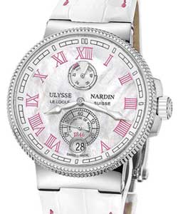 replica ulysse nardin marine chronometer marine chronometer manufacturer 44mm in steel with diamond bezel 1183 126b/470 1183 126b/470 watches