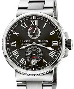 replica ulysse nardin marine chronometer marine chronometer 43mm automatic in steel 1183 126 7m.42 1183 126 7m.42 watches