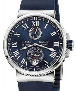 replica ulysse nardin marine chronometer marine chronometer 43mm automatic in steel 1183 126 3.43 1183 126 3.43 watches