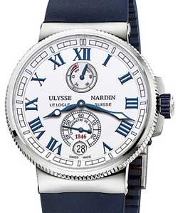 Replica Ulysse Nardin Marine Chronometer Marine Chronometer Mens 43mm Automatic in Steel 1183 126 3.40 1183 126 3.40