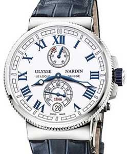 replica ulysse nardin marine chronometer marine chronometer 43mm automatic in steel 1183 126.40 1183 126.40 watches