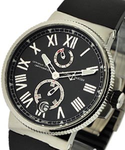replica ulysse nardin marine chronometer marine chronometer 45mm in steel with titanium 1183 122 3/42 1183 122 3/42 watches
