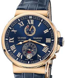Replica Ulysse Nardin Marine Chronometer Marine Chronometer 43mm Automatic in Rose Gold 1186 126/43 1186 126/43