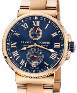 replica ulysse nardin marine chronometer marine chronometer 43mm automatic in rose gold 1186 126 8m.43 1186 126 8m.43 watches