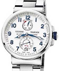 replica ulysse nardin marine chronometer marine chronometer 43mm automatic in steel 1183 126 7m/60 1183 126 7m/60 watches