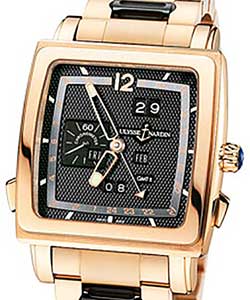 replica ulysse nardin quadrato dual-time-rose-gold 326 90 8/62 watches
