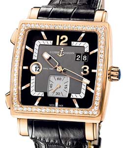 replica ulysse nardin quadrato dual-time-rose-gold 246 92b/692 watches