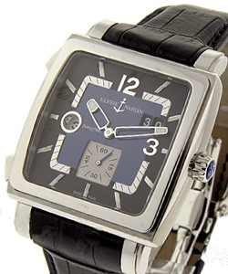 replica ulysse nardin quadrato dual-time-steel 243 92/632 watches