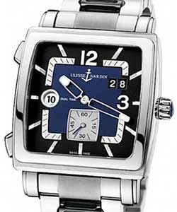 replica ulysse nardin quadrato dual-time-steel 243 92 7/632 watches