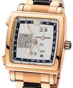 replica ulysse nardin quadrato perpetual-gmt-rose-gold 326 90 8m/61 watches