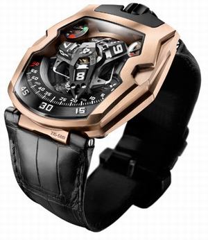 replica urwerk ur 210 ur-210 automatic in rose gold - limited edition to 75 pieces ur 210 rg ur 210 rg watches