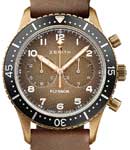 replica zenith pilot chronograph pilot chronograph 43mm in bronze 29.2240.405/18.c801 29.2240.405/18.c801 watches