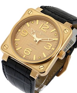 replica bell & ross br 01 92-rose-gold-ingot br 01 92 gold ingot watches
