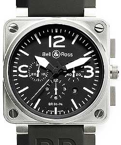 Replica Bell & Ross BR 01 94-Steel-Chrono BR01 94Steel