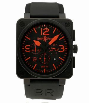 Replica Bell & Ross BR 01 94-Steel-Chrono BR 01 94 CAR RED