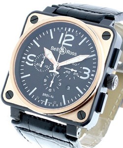 replica bell & ross br 01 94-steel-chrono br 01 94 bicolor watches