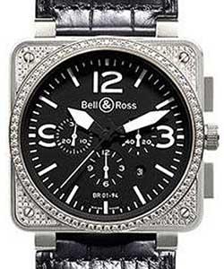 replica bell & ross br 01 94-steel-chrono br 01 94 blk dia watches