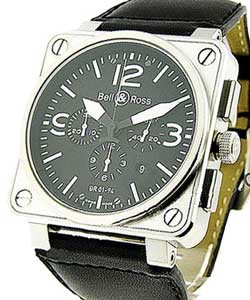 replica bell & ross br 01 94-steel-chrono br 01 94 blk ls watches