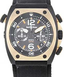 Replica Bell & Ross BR 02 Carbon-with-RG-Cap BR02 CHR BICOLO