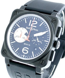 replica bell & ross br 03 carbon-chronograph br 03 94 bksl car watches