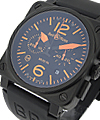Replica Bell & Ross BR 03 Carbon-Chronograph BR 03 94 BLK CARORG RS