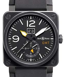 replica bell & ross br 03 gmt br0351 gmt carbon watches
