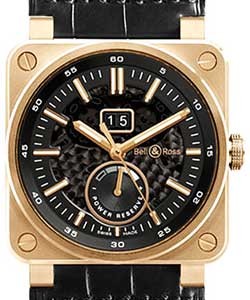 Replica Bell & Ross BR 03 Power-Reserve-and-Big-Date BR03 90Rose Gold