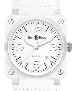 replica bell & ross br 03 white-ceramic br03 white ceramic watches