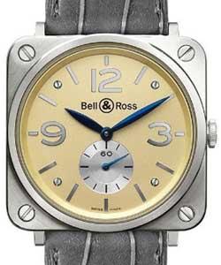 replica bell & ross brs mechanical white-gold br s wg ivr watches