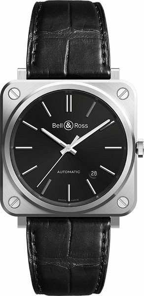 replica bell & ross brs automatic steel br s 92 black steel watches