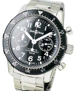 replica bell & ross classic pilot-acrylic-chronograph pa blk sb watches