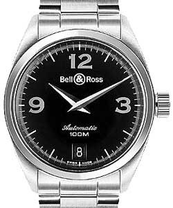 replica bell & ross vintage medium-auto med auto blk st watches