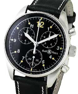 replica bell & ross vintage steel-120 v120 blk lea watches