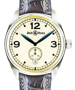 Replica Bell & Ross Vintage Steel-123 Vintage_123_White_Gold_Ivory