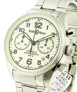 replica bell & ross vintage steel-126 v 126 bei sb watches