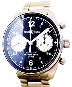 replica bell & ross vintage steel-126 v 126 wte sb watches