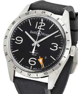 replica bell & ross vintage br 123 gmt brv123 bl gmt/srb watches